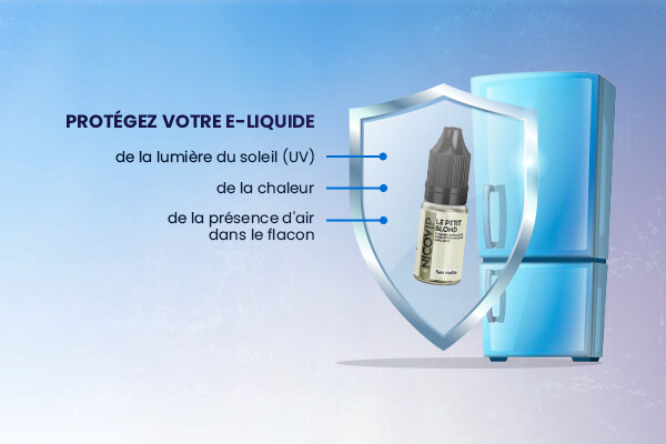 Conserver un e-liquide