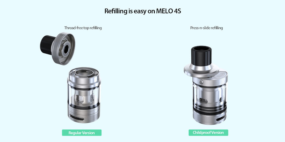 clearomiseur melo 4s remplissage eleaf