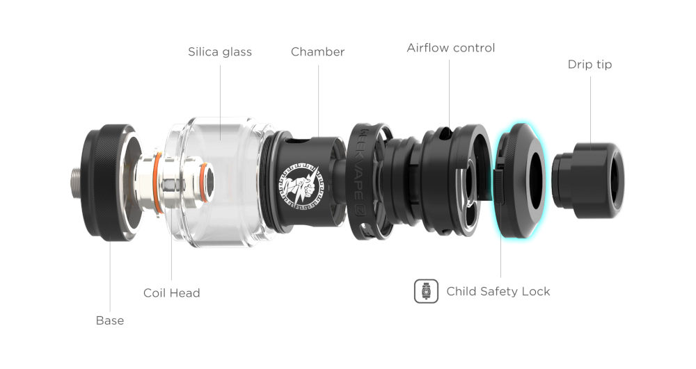 Zeus Sub-Ohm SE 2022 26mm Geek Vape caractéristiques