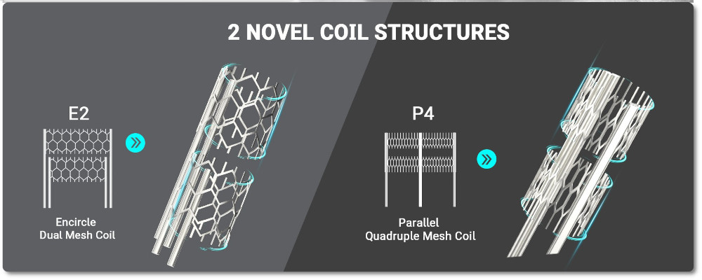 Clearomiseur Aquila Tank HrizonTech structure mesh