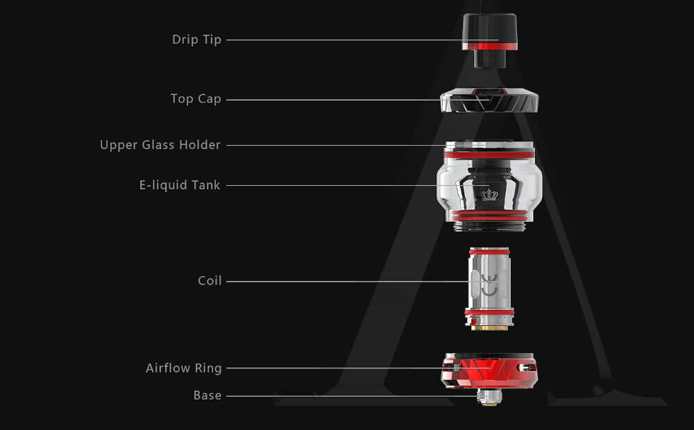 description clearomiseur crown V Uwell