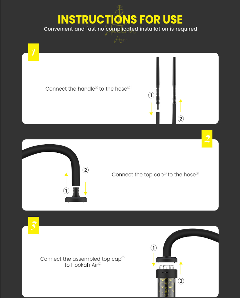 Hookah Dock Cup Fumytech mode d'emploi