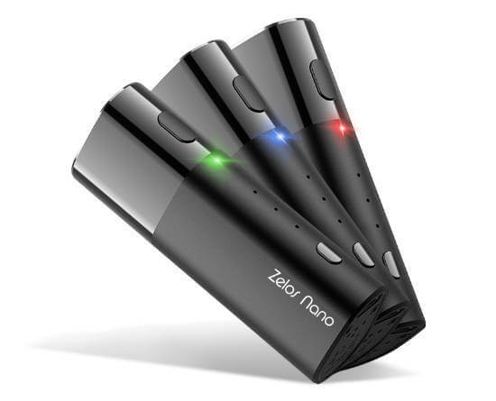 Aspire - Kit Zelos Nano 1600mAh indicateur batterie taux