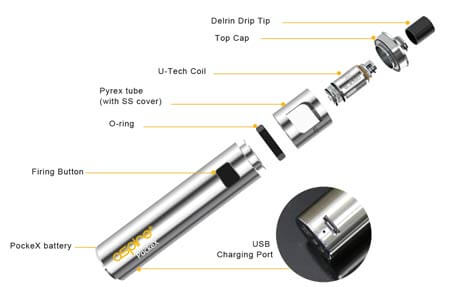 Cigarette electronique PockeX Anniversary Edition Aspire