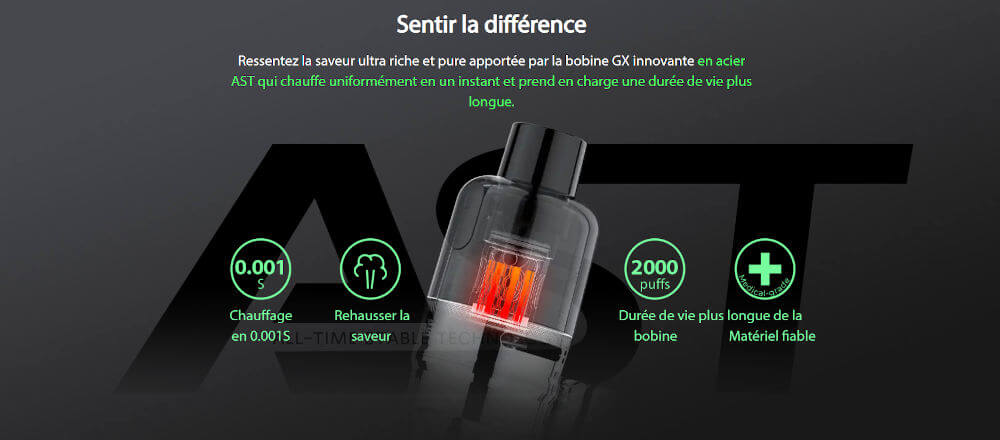 Kit iStick Pico LE 75W clearomiseur GX Tank