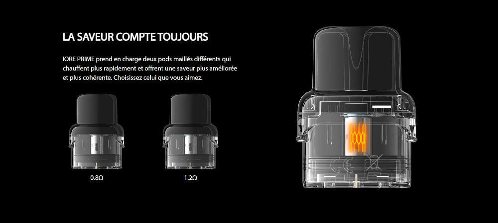 Kit IORE Prime 900mAh Eleaf LED pod