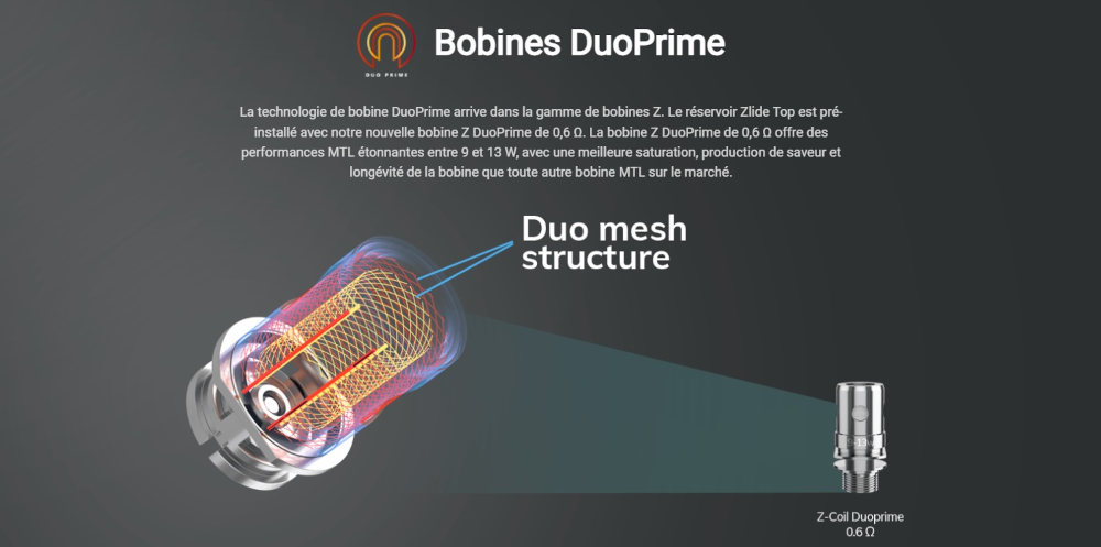 Kit CoolFire Z60 Zlide Top Innokin résistance