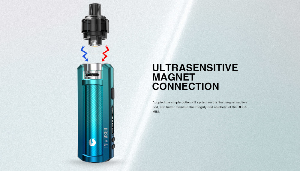 Kit Pod Ursa Mini 1200mAh Lost Vape magnet connection