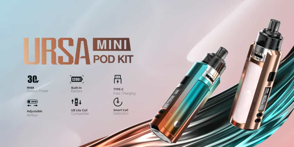 Kit Pod Ursa Mini 1200mAh Lost Vape présentation