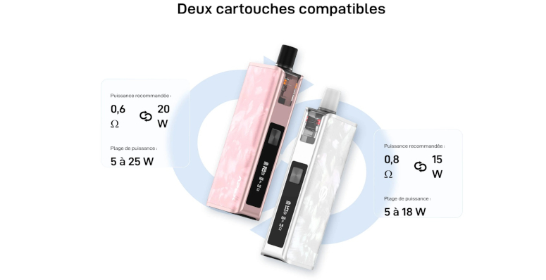 Kit Pod Apex Vaporesso deux cartouches