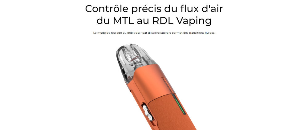 Luxe Q2 Vaporesso airflow