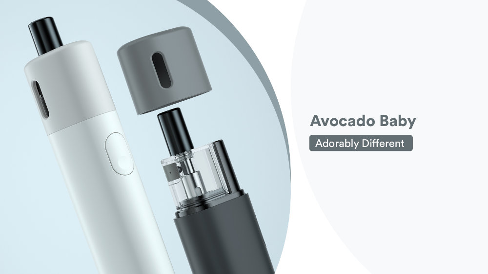 Kit Pod Avocado Baby 1100mAh Vaptio présentation