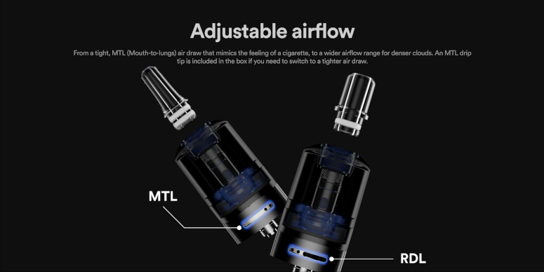 Airflow ajustable du kit Cosmo Prime