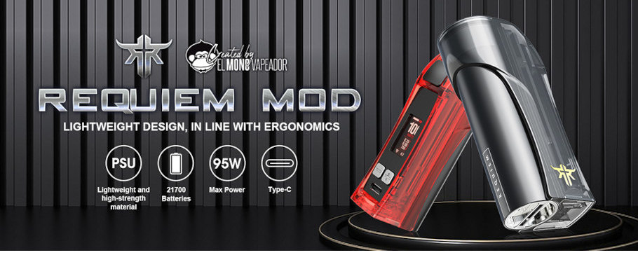 Box Mod Requiem 95W Vandy Vape présentation