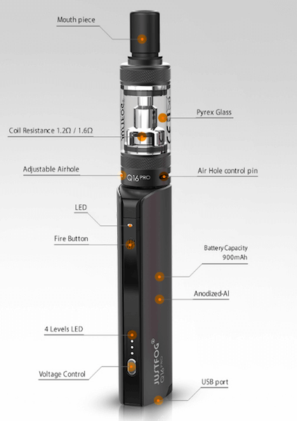 Kit Q16 Pro Justfog