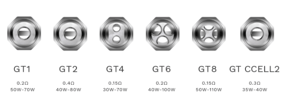 Résistances GT CCELL2 de Vaporesso